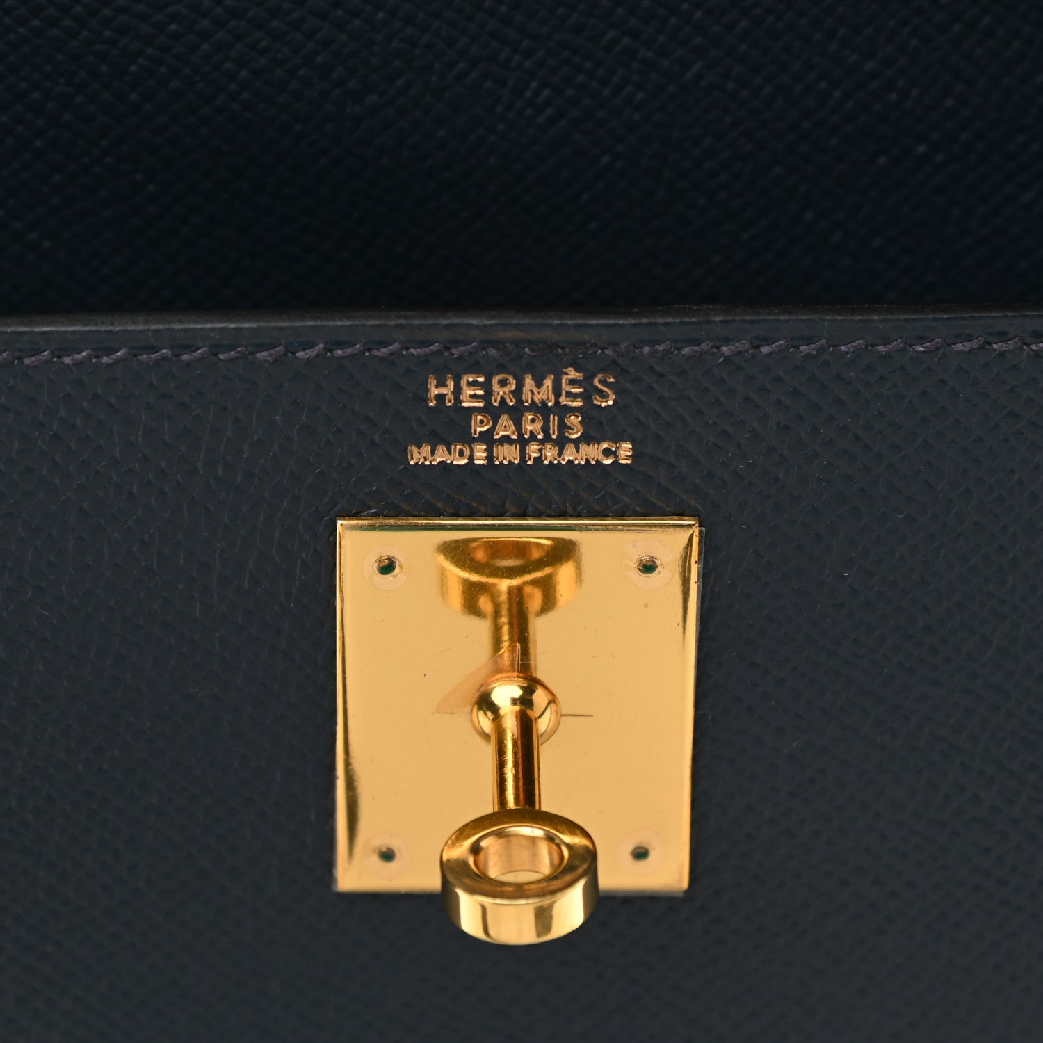 Hermes Courchevel Kelly Sellier 32 Bleu Marine 6 of 10