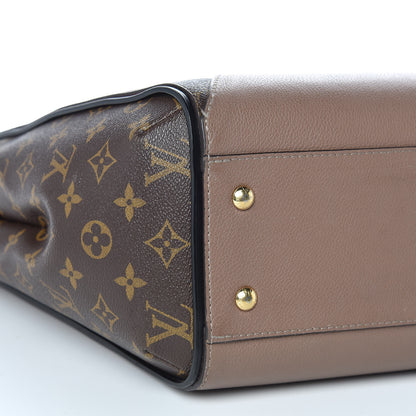 Louis Vuitton Calfskin Monogram Kimono Tote Taupe Glace 11 of 12