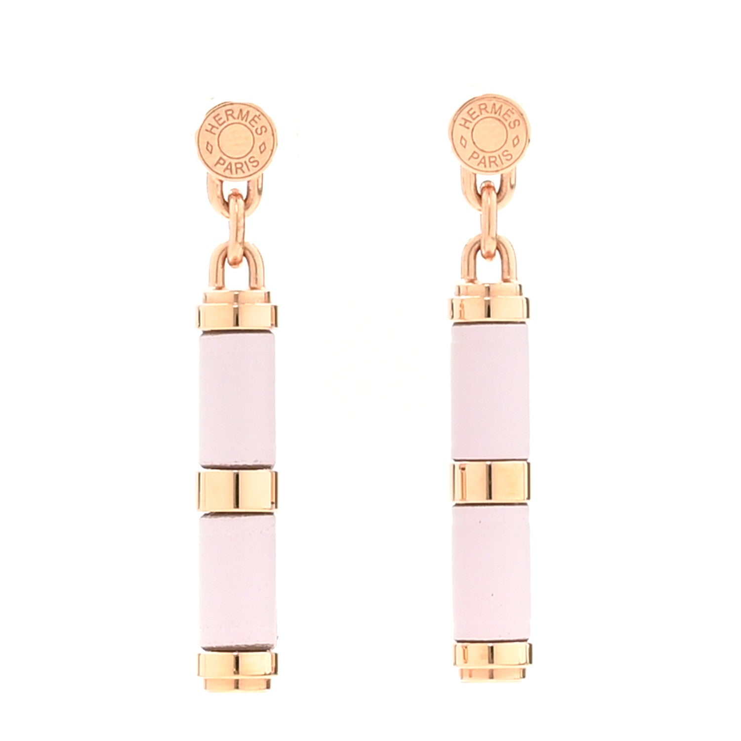 Hermes Swift PM Charniere Earrings Mauve Pale 1 of 5