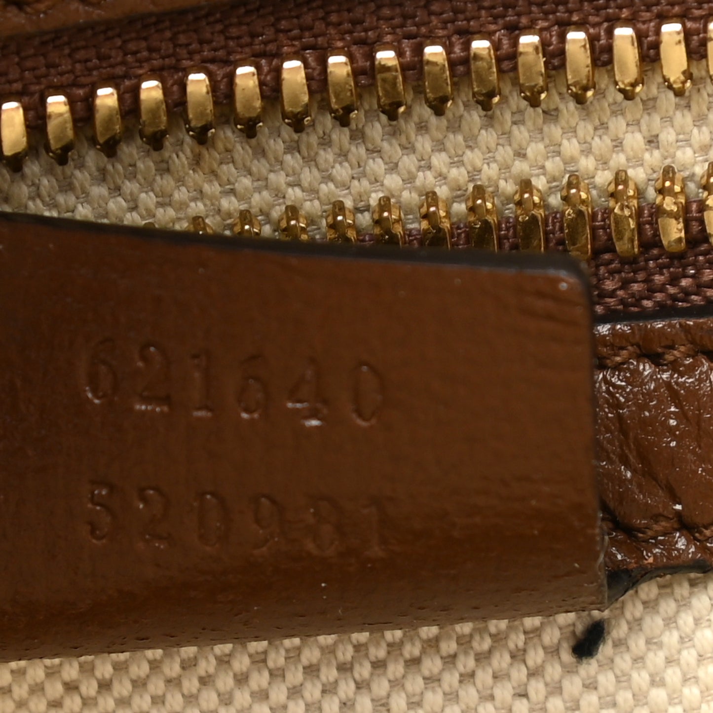 GG Supreme Monogram Azalea Calfskin Horsebit 1955 Duffle Bag Beige Ebony Brown Sugar