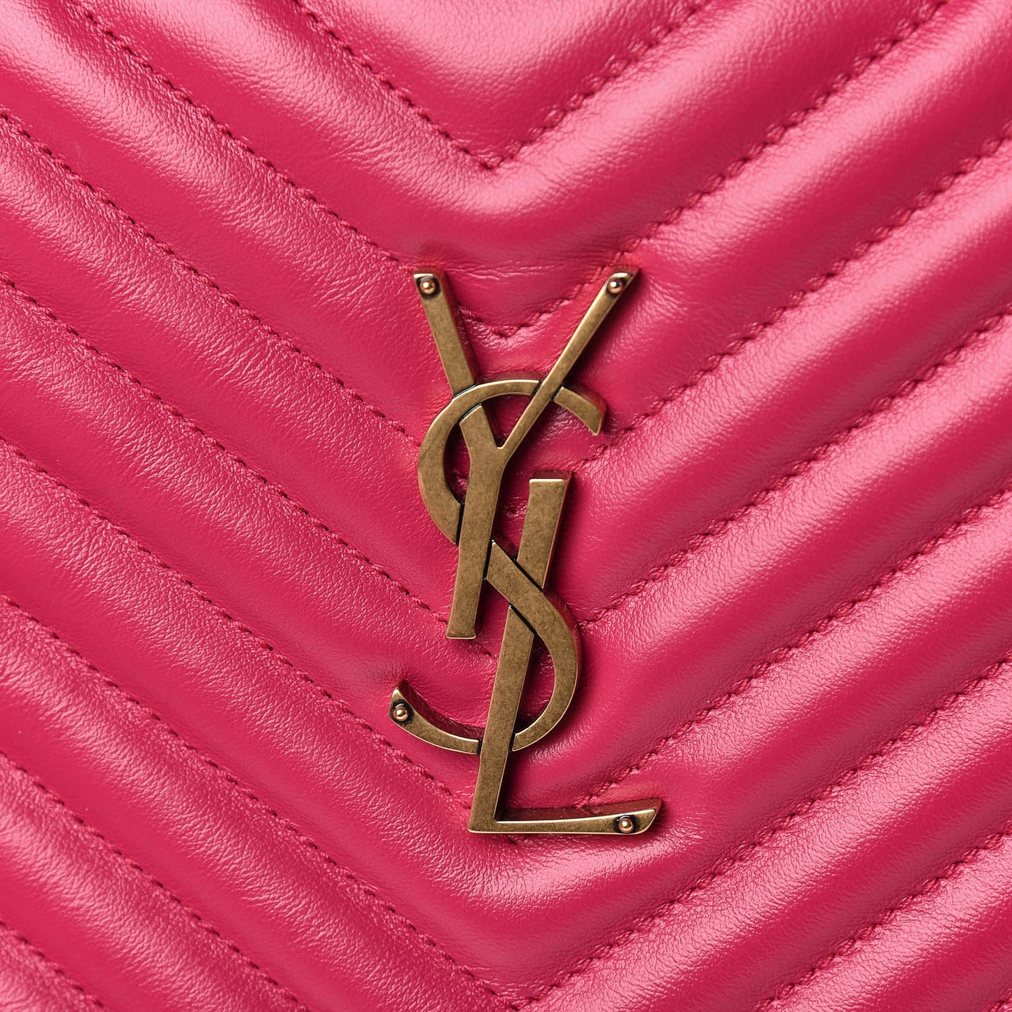 Calfskin Matelasse Monogram Lou Camera Bag Bright Pink