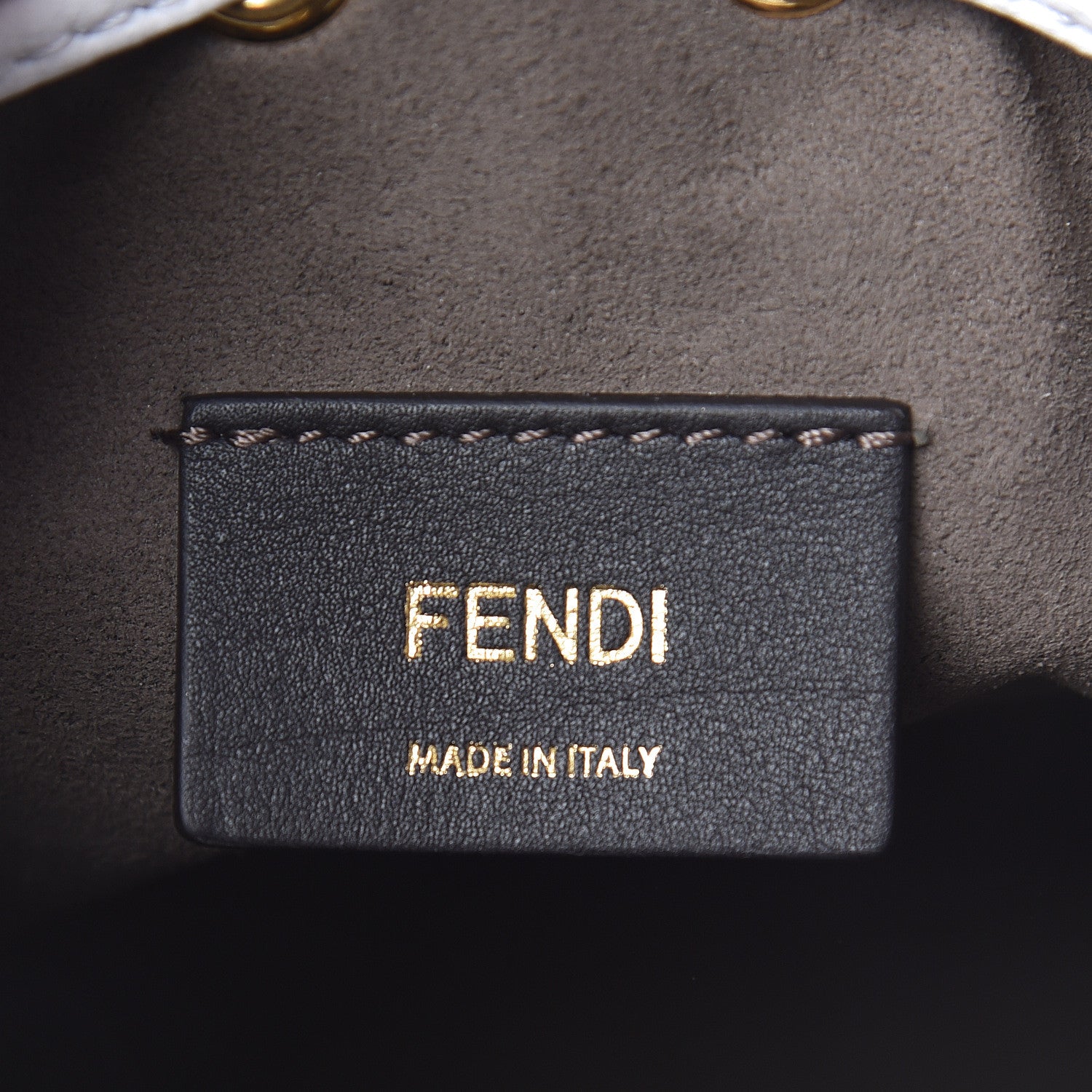 Fendi Vitello Cruise F is Fendi Mini Mon Tresor Bucket Bag Optical White 5 of 11