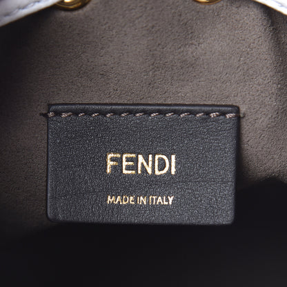 Fendi Vitello Cruise F is Fendi Mini Mon Tresor Bucket Bag Optical White 5 of 11