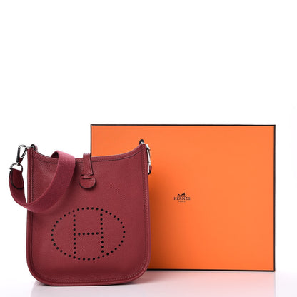 Hermes Epsom Evelyne TPM Rouge Grenat 8 of 8
