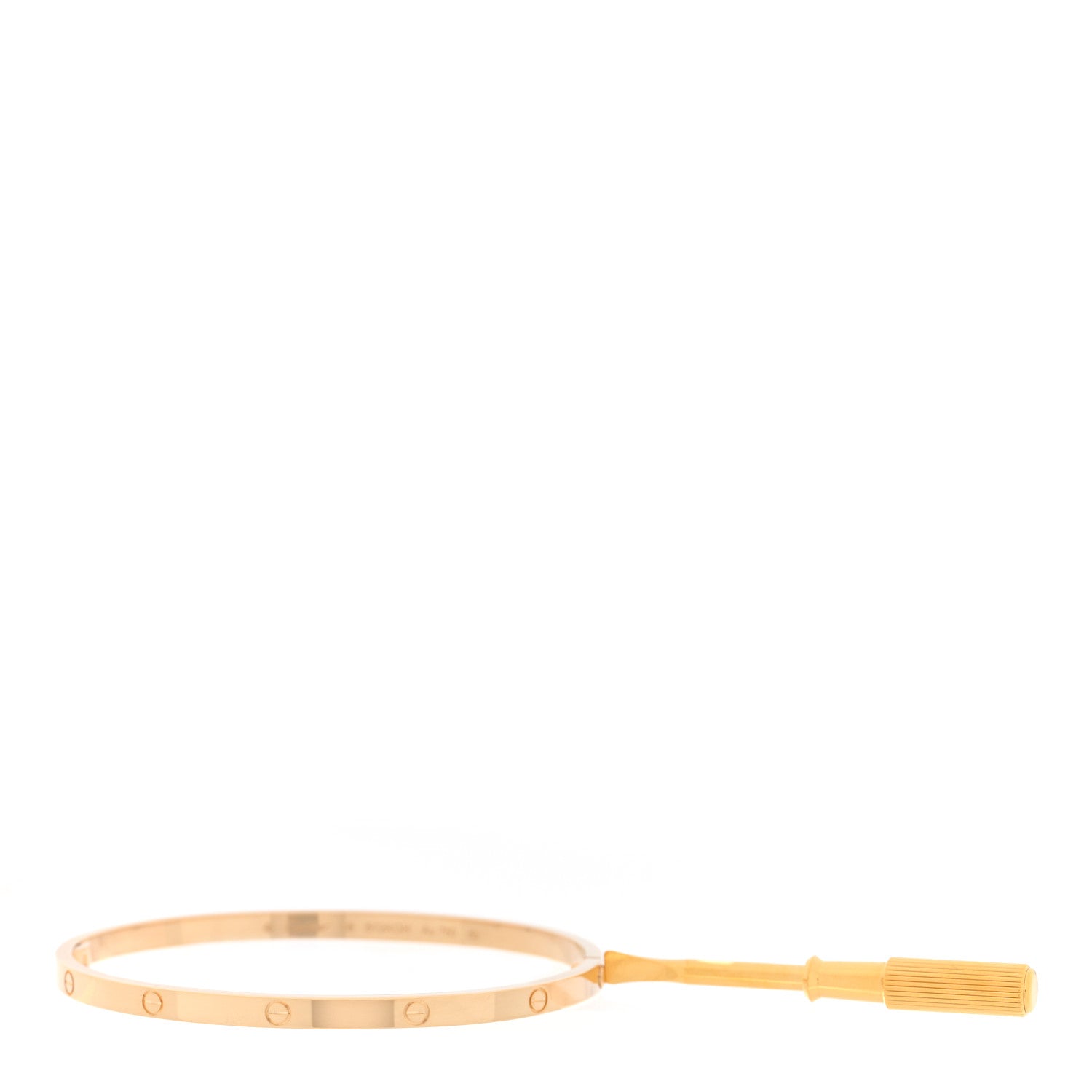 Cartier 18K Yellow Gold Small LOVE Bracelet 18 8 of 9