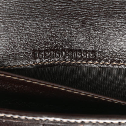 Gucci Calfskin Britt Continental Wallet Brown 7 of 11