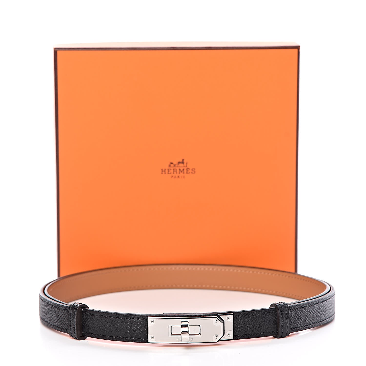 Hermes Epsom Kelly Belt Black 6 of 6