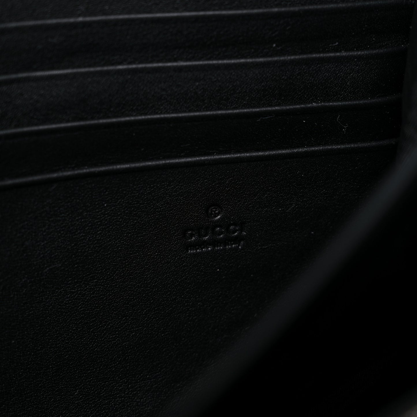 Velvet GG Monogram Mini Dionysus Chain Wallet Black