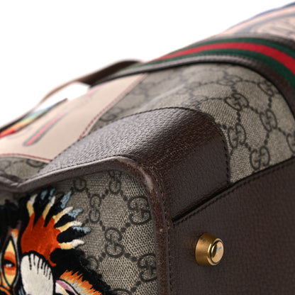 Gucci Soft GG Supreme Monogram Courrier Medium Duffle Bag Beige New Acero Multicolor 10 of 24