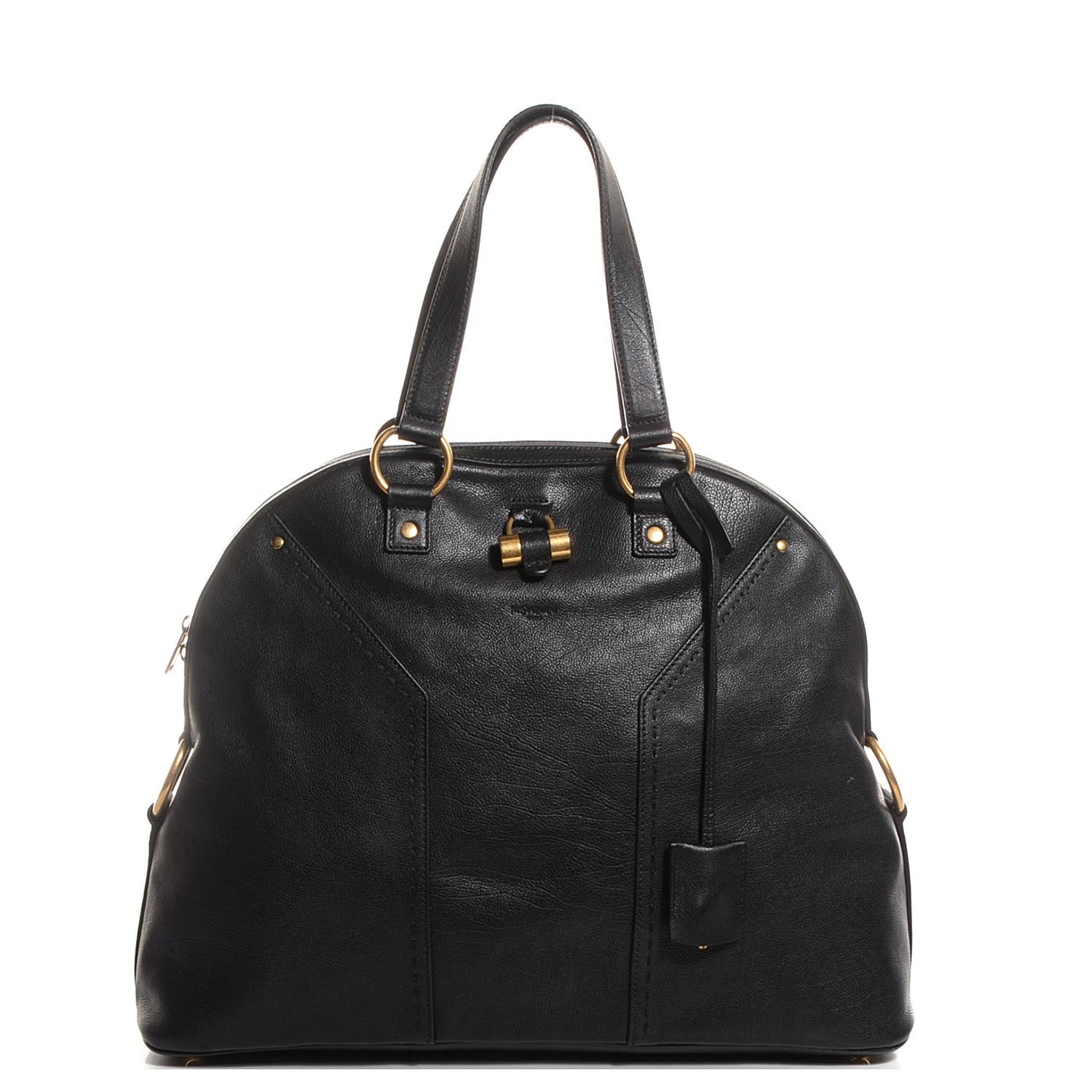 Saint Laurent Calfskin Oversized Muse Black 1 of 9