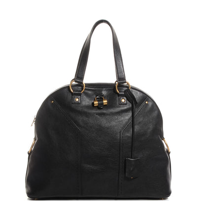 Saint Laurent Calfskin Oversized Muse Black 1 of 9