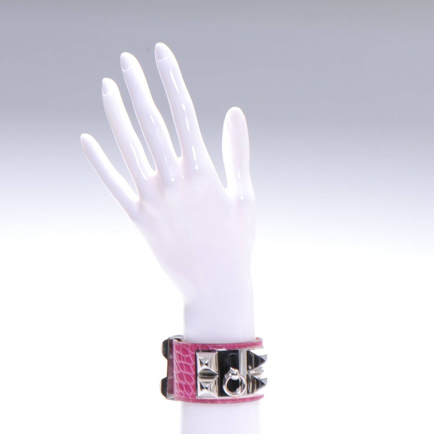 Alligator Collier De Chien CDC Bracelet Fuchsia Small