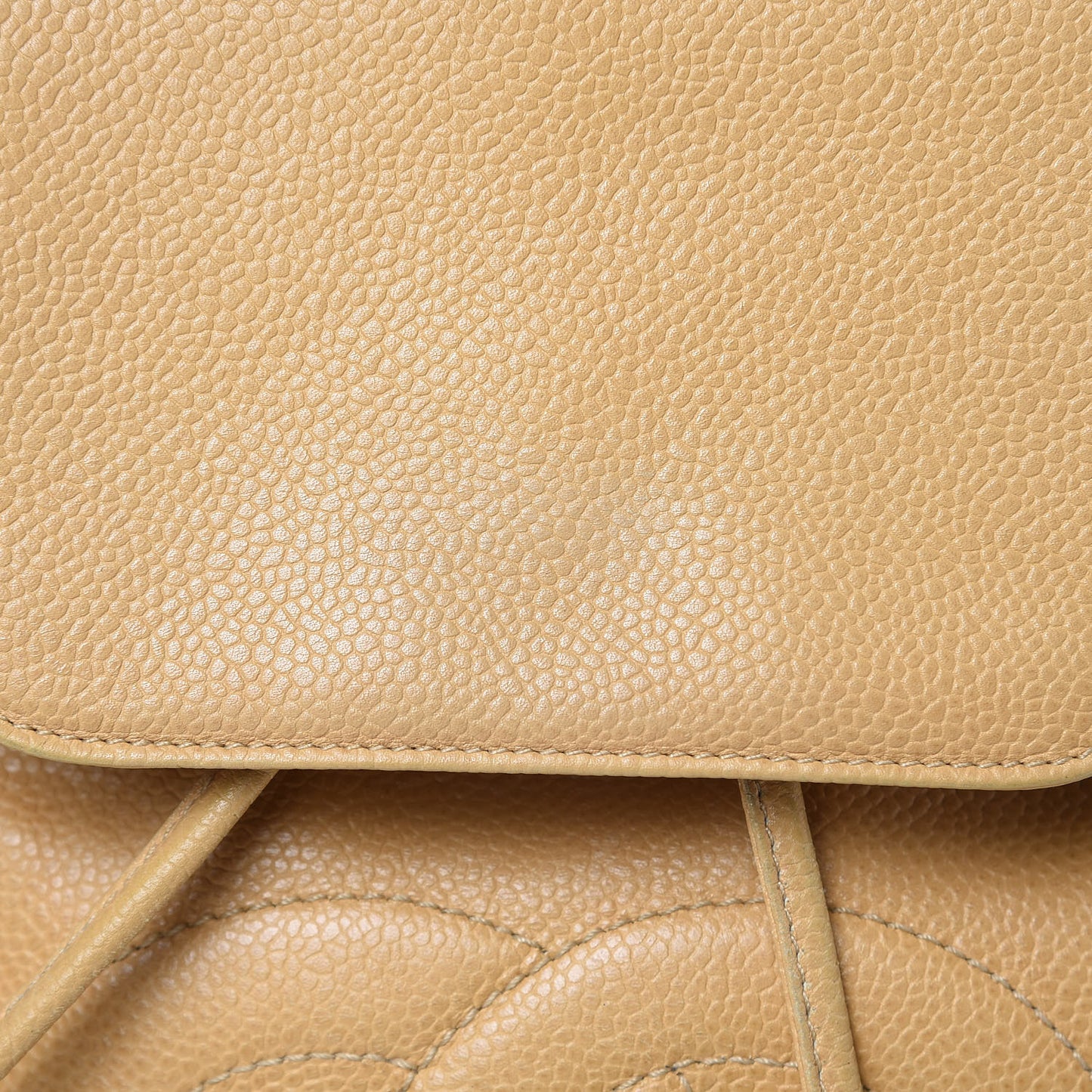 Caviar CC Sling Backpack Beige