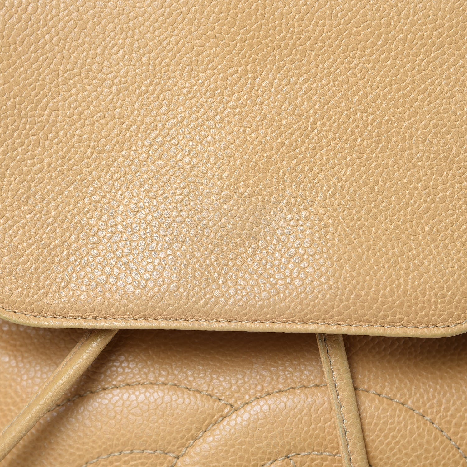 Chanel Caviar CC Sling Backpack Beige 12 of 12
