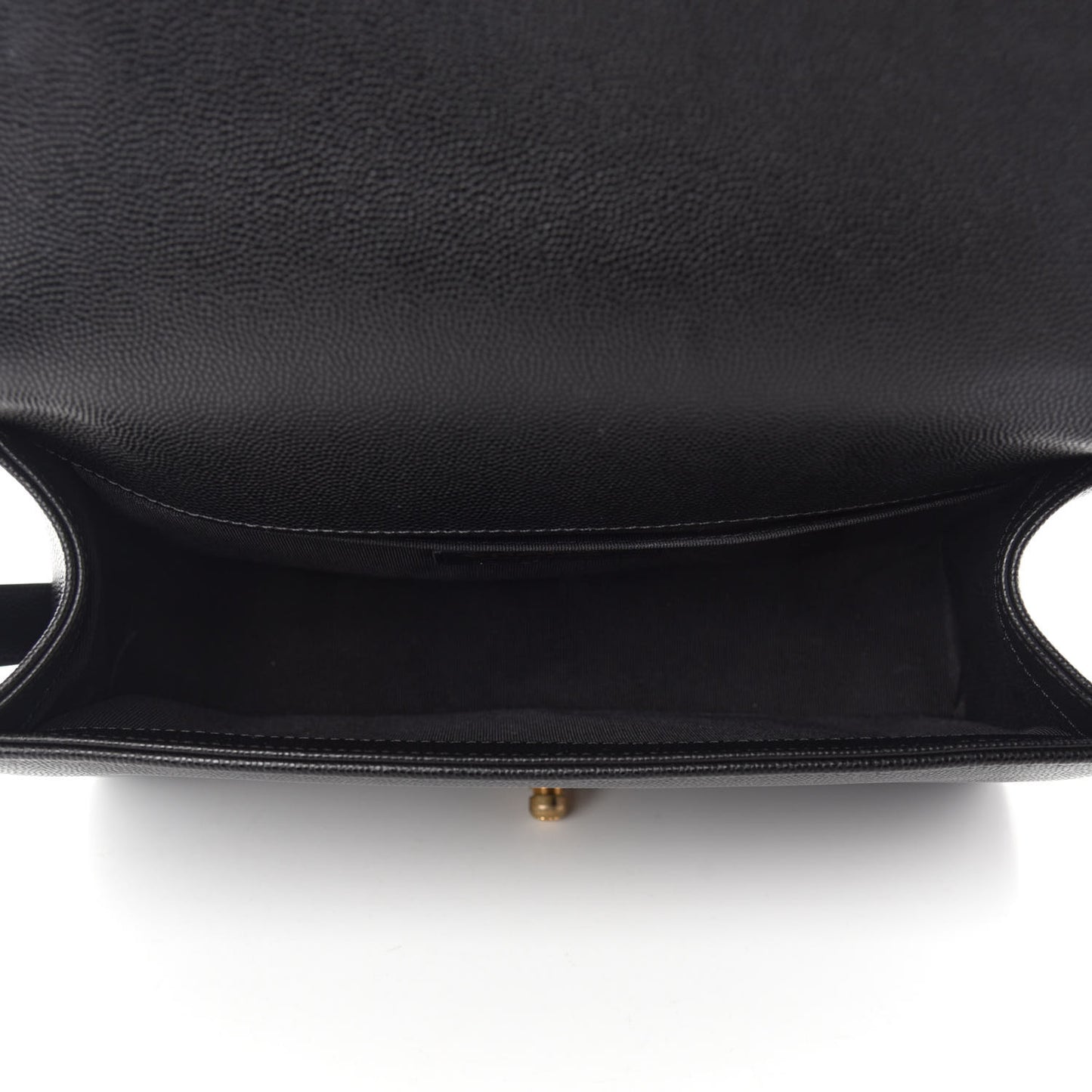 Caviar Quilted Medium Boy Flap Black