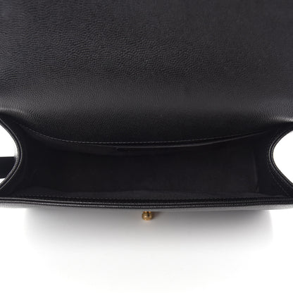 Chanel Caviar Quilted Medium Boy Flap Black 5 of 10
