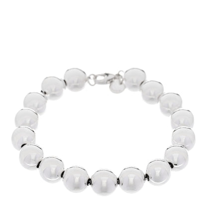 Tiffany Sterling Silver 10mm HardWear Ball Bracelet 1 of 4