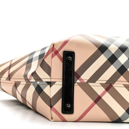 Burberry Nova Check Large Nickie Tote Black 11 of 17