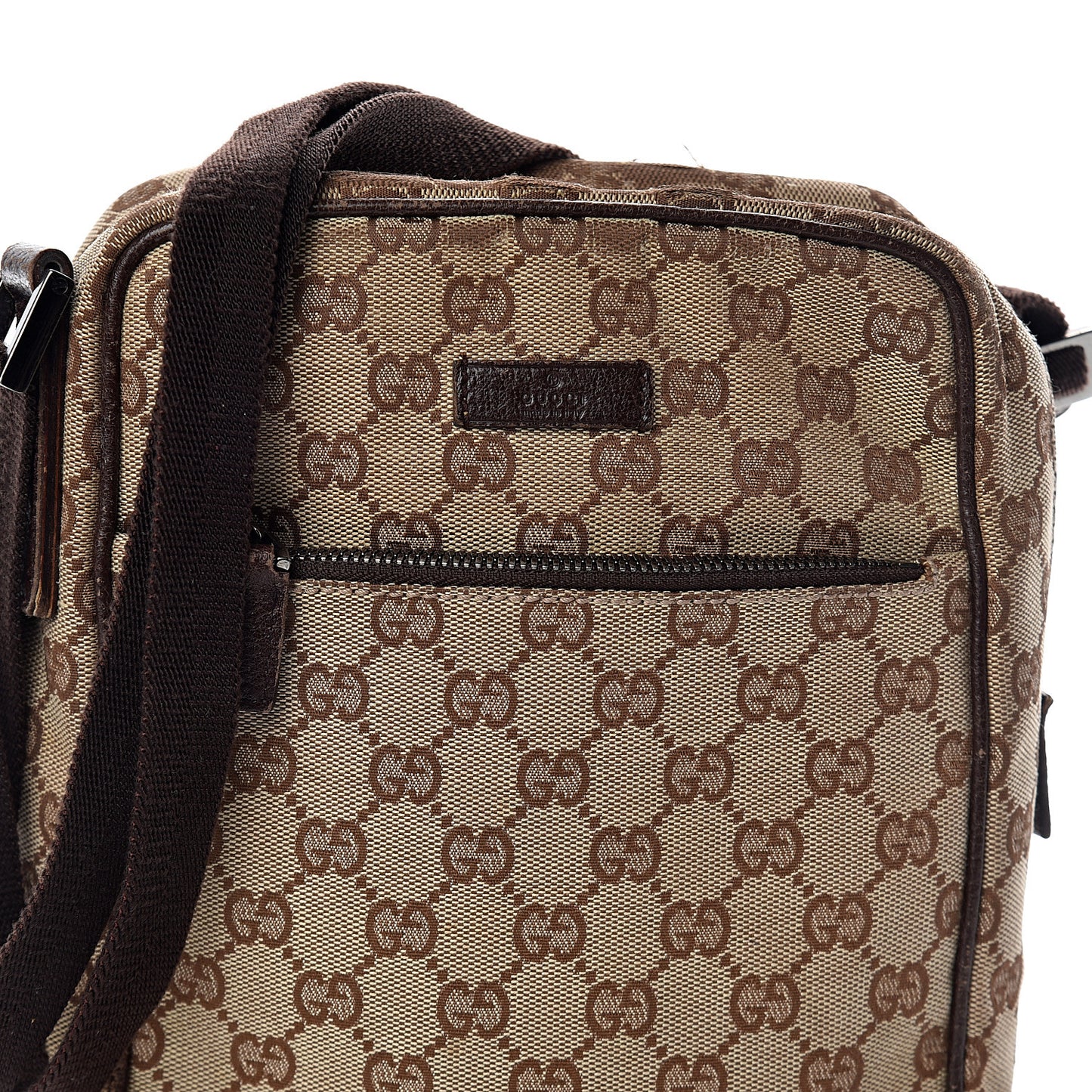Monogram GG Small Flight Crossbody Bag Brown