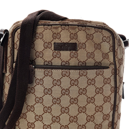Gucci Monogram GG Small Flight Crossbody Bag Brown 7 of 11