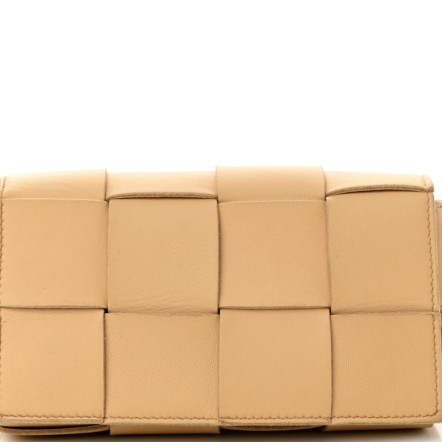 Bottega Veneta Nappa Maxi Intreccio The Belt Cassette Bag Almond 8 of 13