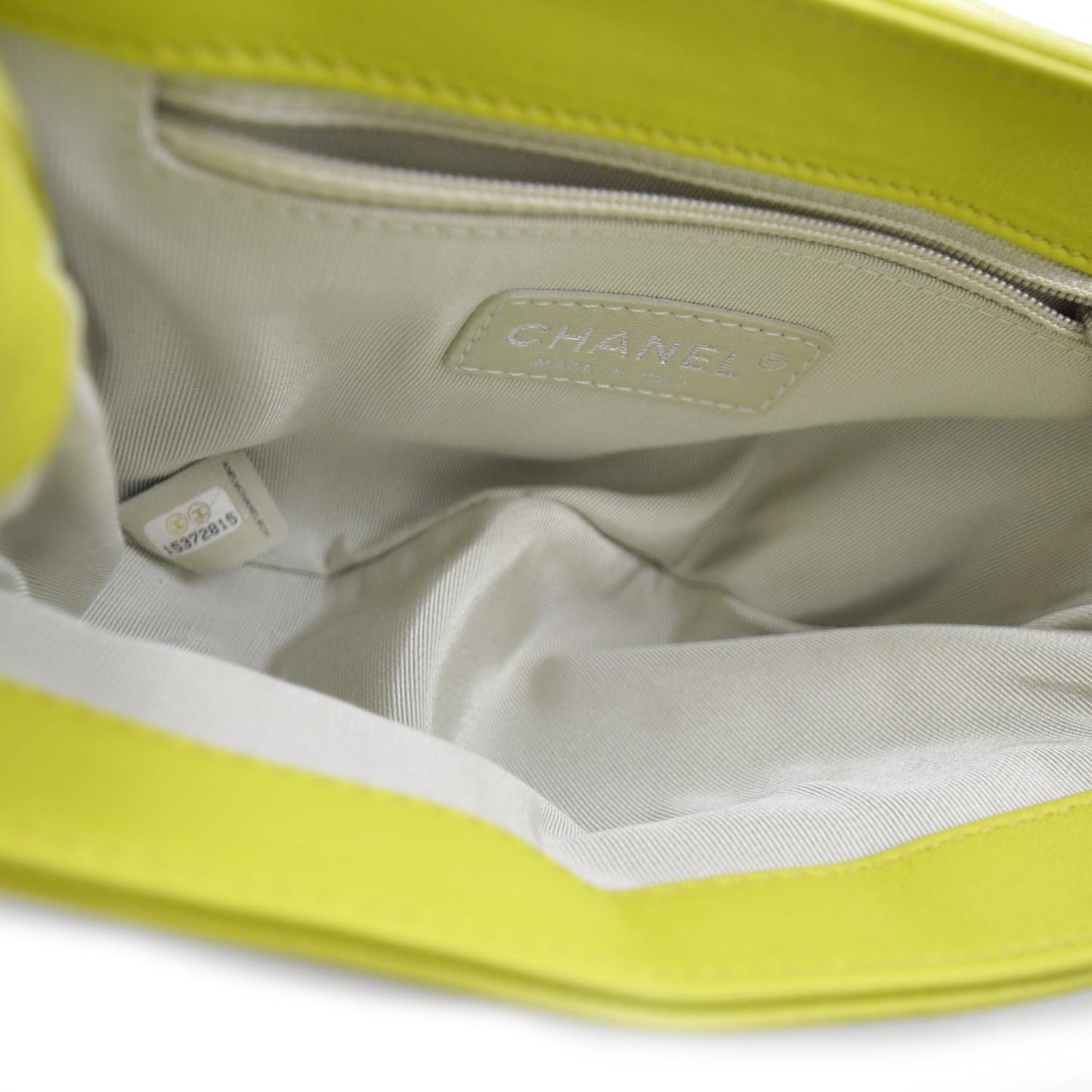 Washed Lambskin Mini Chain Around Messenger Neon Yellow 12C NEW SOLD OUT