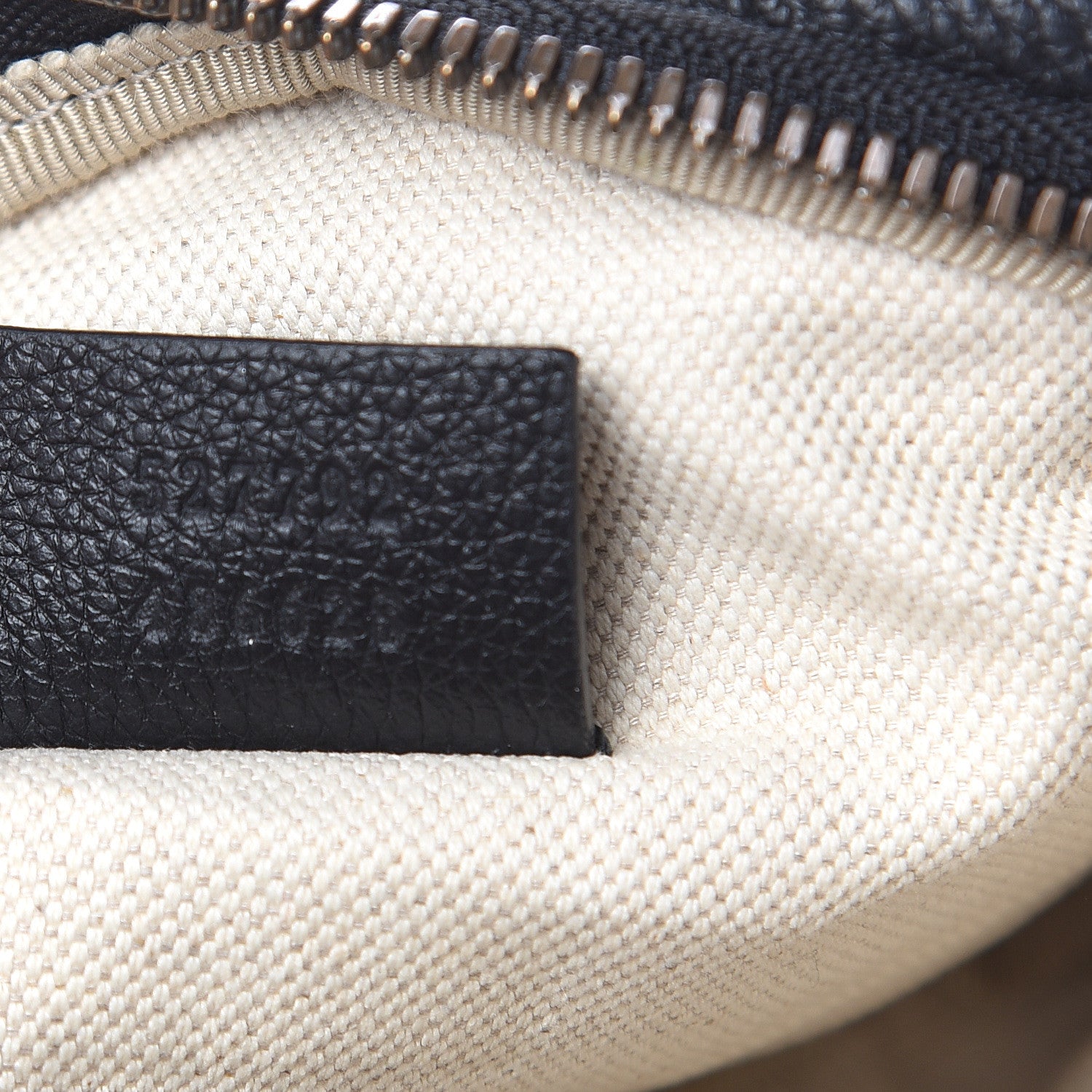 Gucci Grained Calfskin Small Logo Belt Bag Black 7 of 10