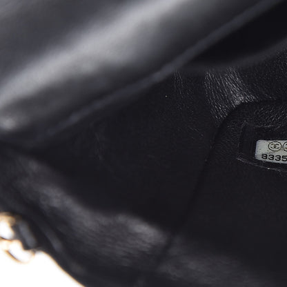 Chanel Lambskin East West Chocolate Bar Flap Black 8 of 15