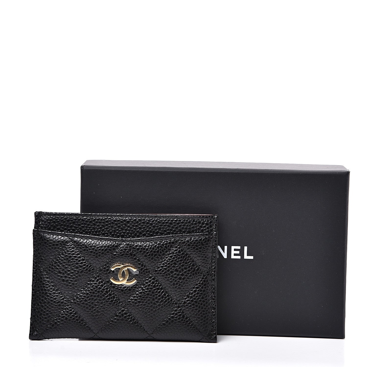 Chanel Caviar Quilted Card Holder Black 8 of 8