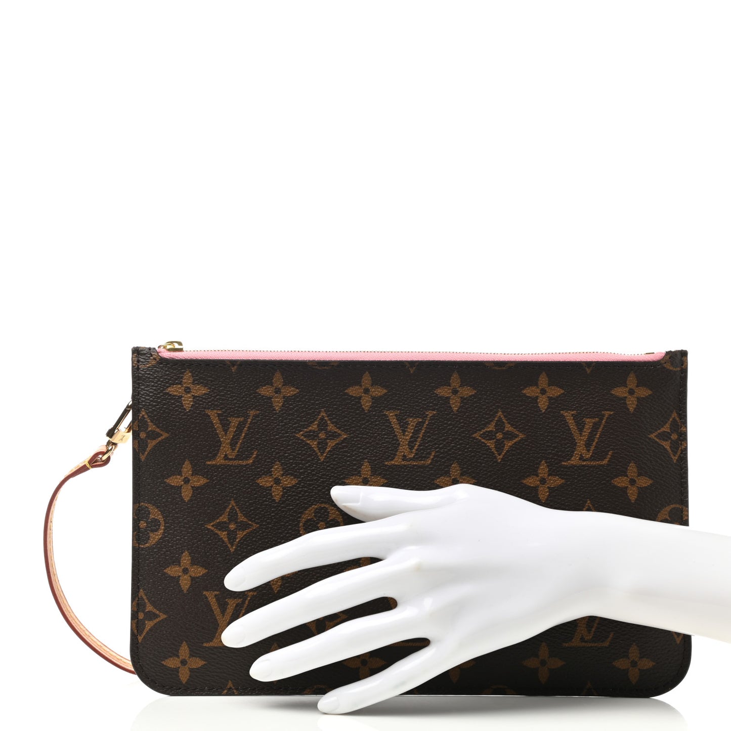 Monogram Neverfull MM GM Pochette Rose Ballerine