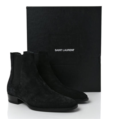 Saint Laurent Mens Suede Chelsea Boots 39 9 of 9