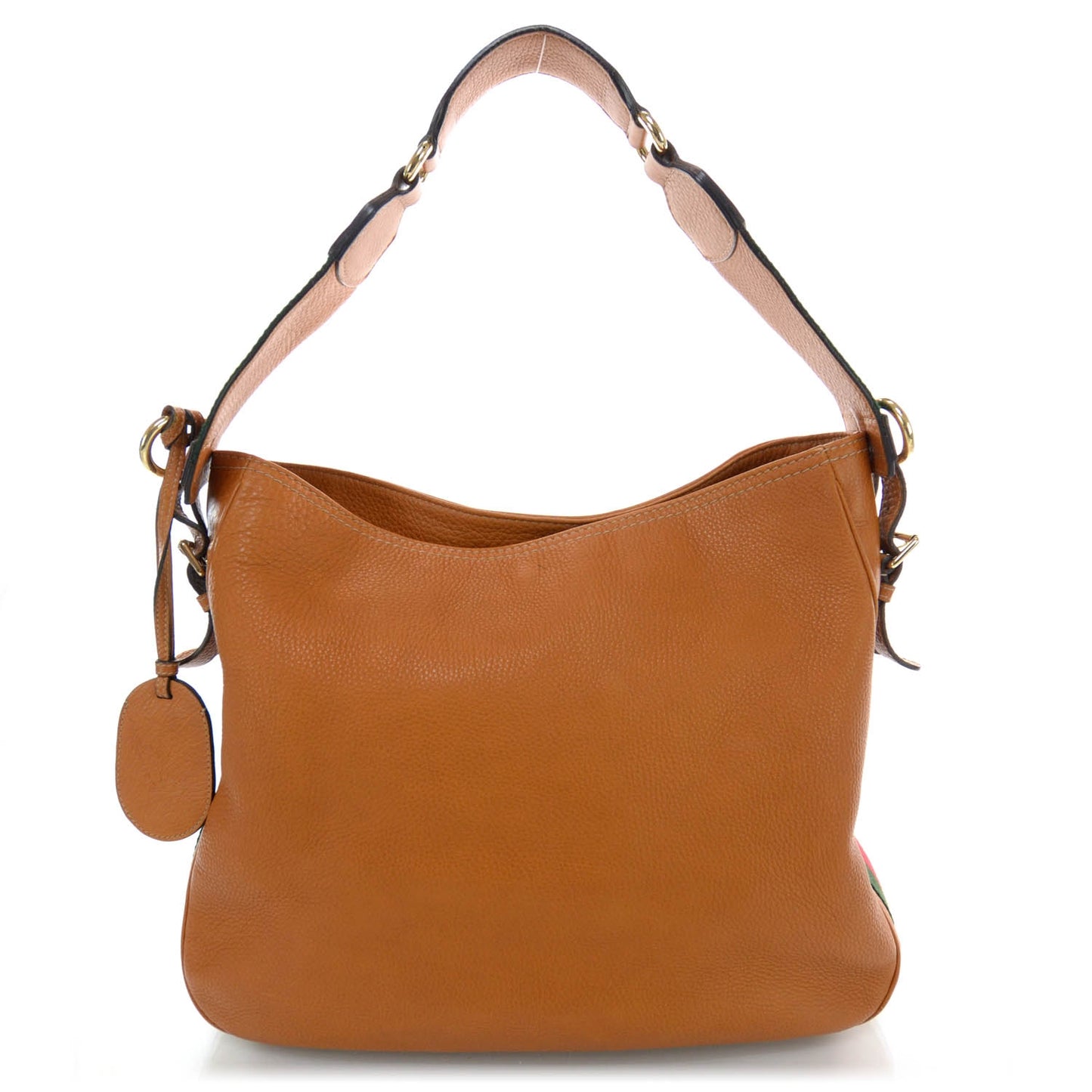 Leather Heritage Medium Shoulder Bag Light Tobacco
