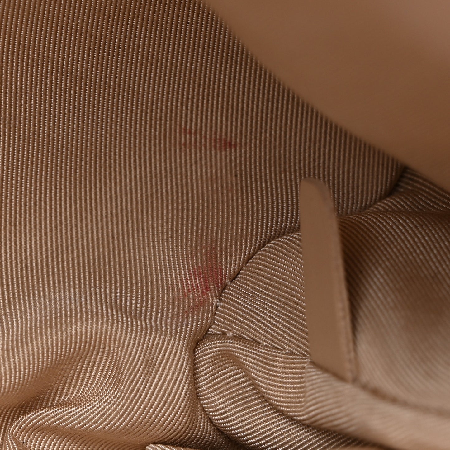 Calfskin Stitched Flap Light Beige