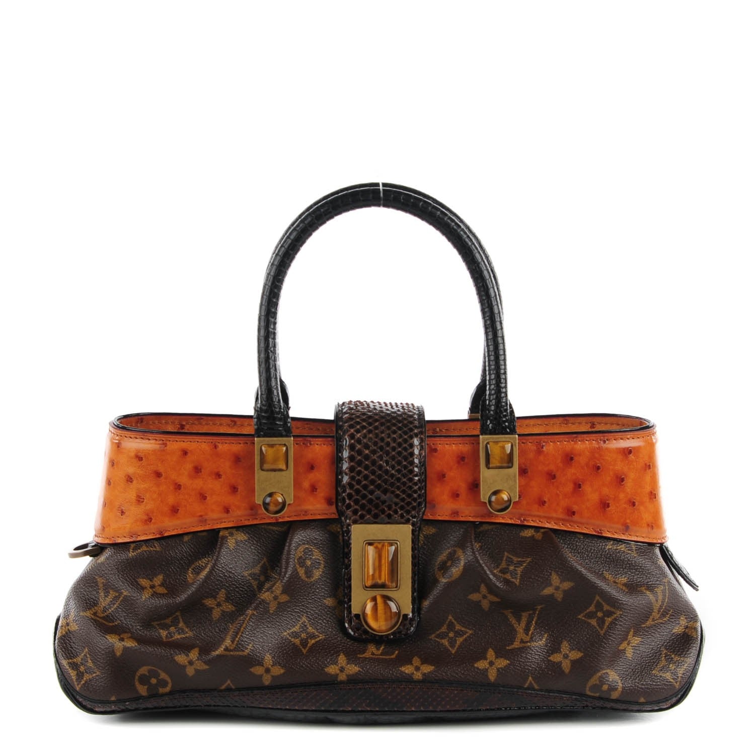 Louis Vuitton Monogram Ostrich Macha Waltz 1 of 7