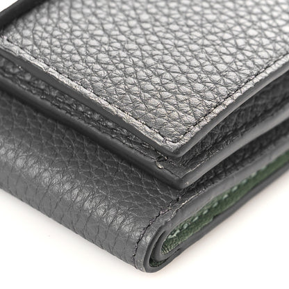 Loewe Grained Calfskin Compact Wallet Antracite 9 of 10