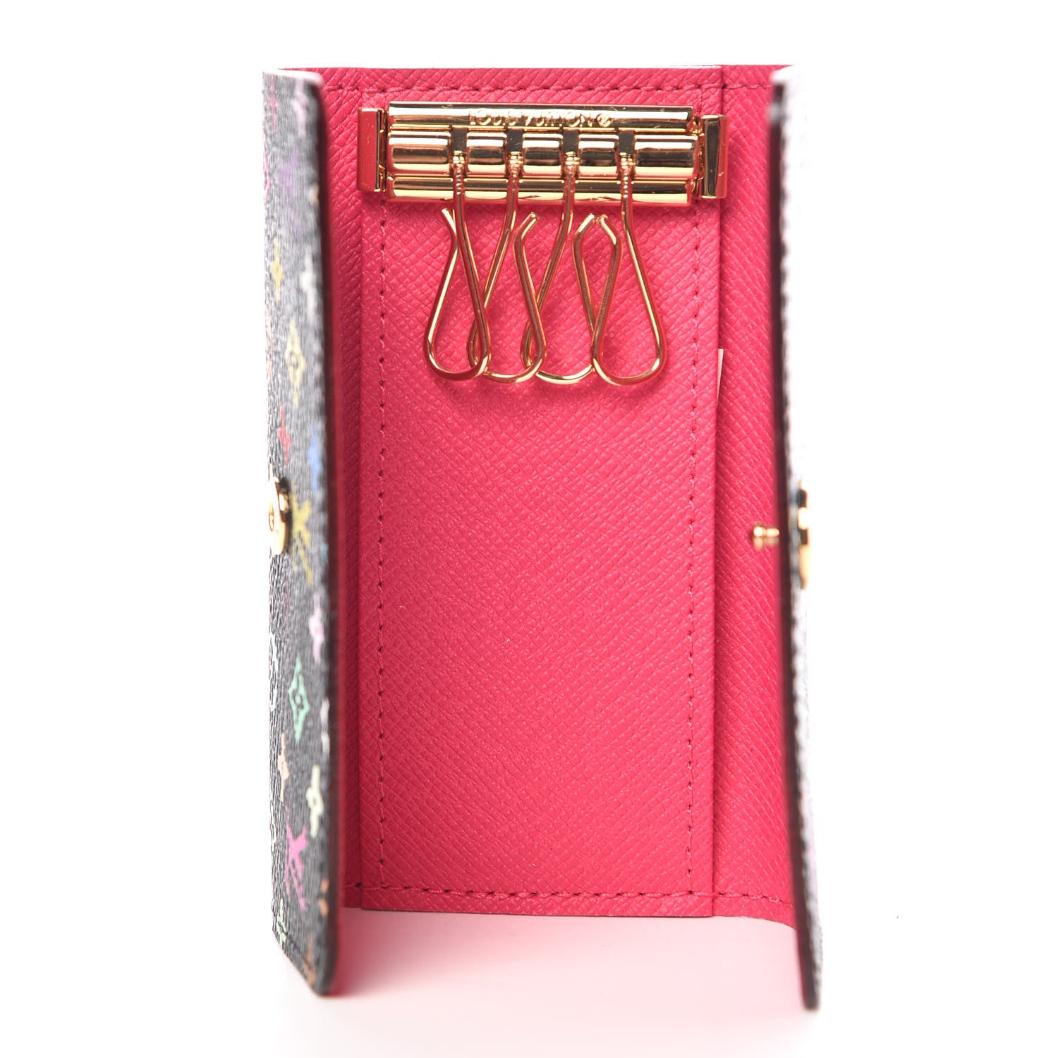 Louis Vuitton Monogram Multicolor Multicles 4 Key Holder Black Grenade 5 of 7