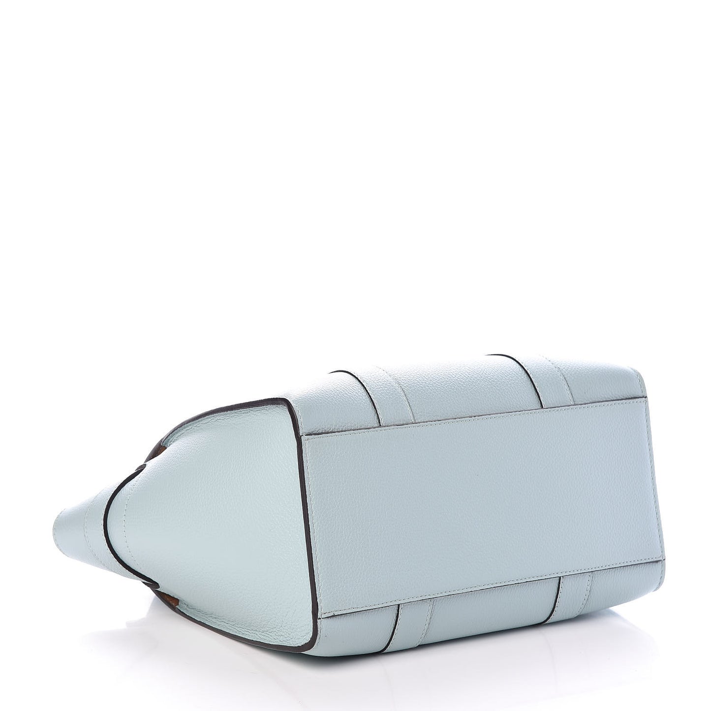 Small Classic Grain Small Bayswater Zip Tote Light Antique Blue