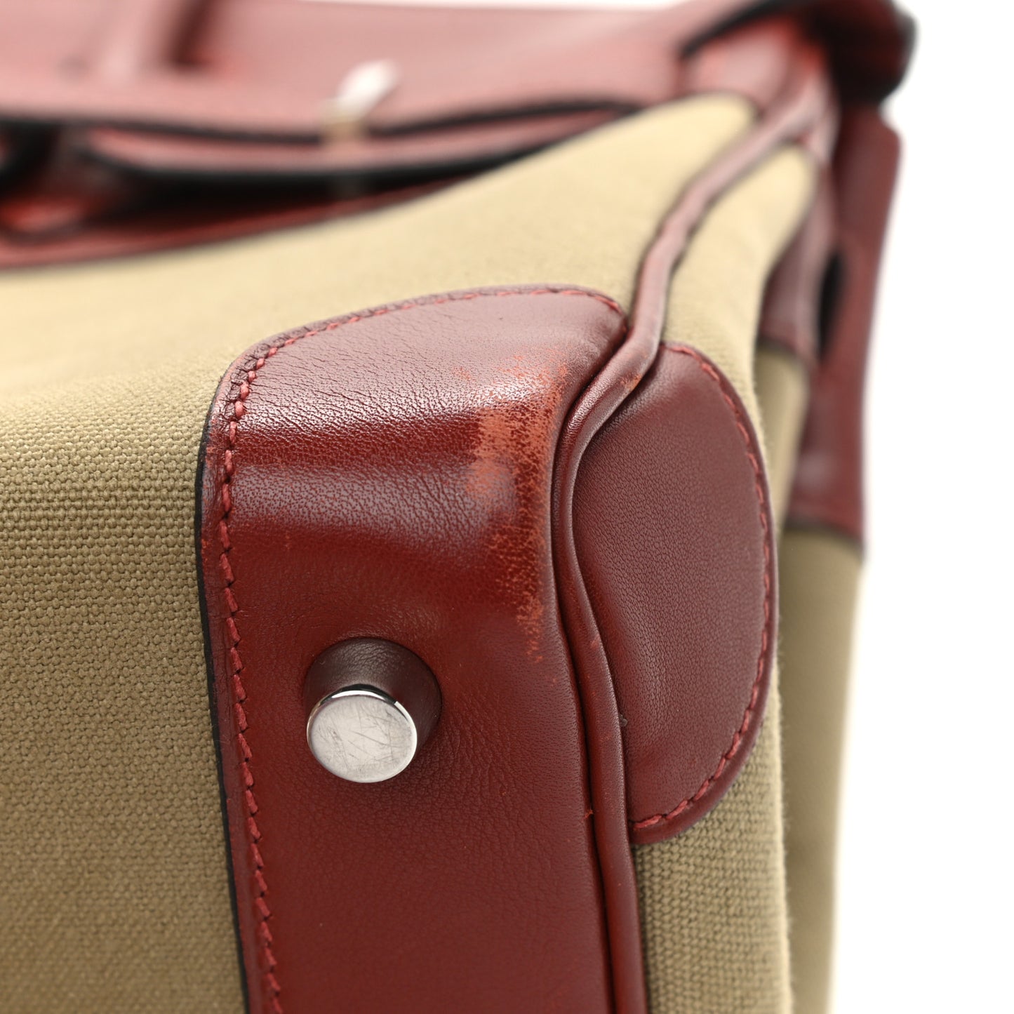 Toile Swift Birkin 30 Rouge H