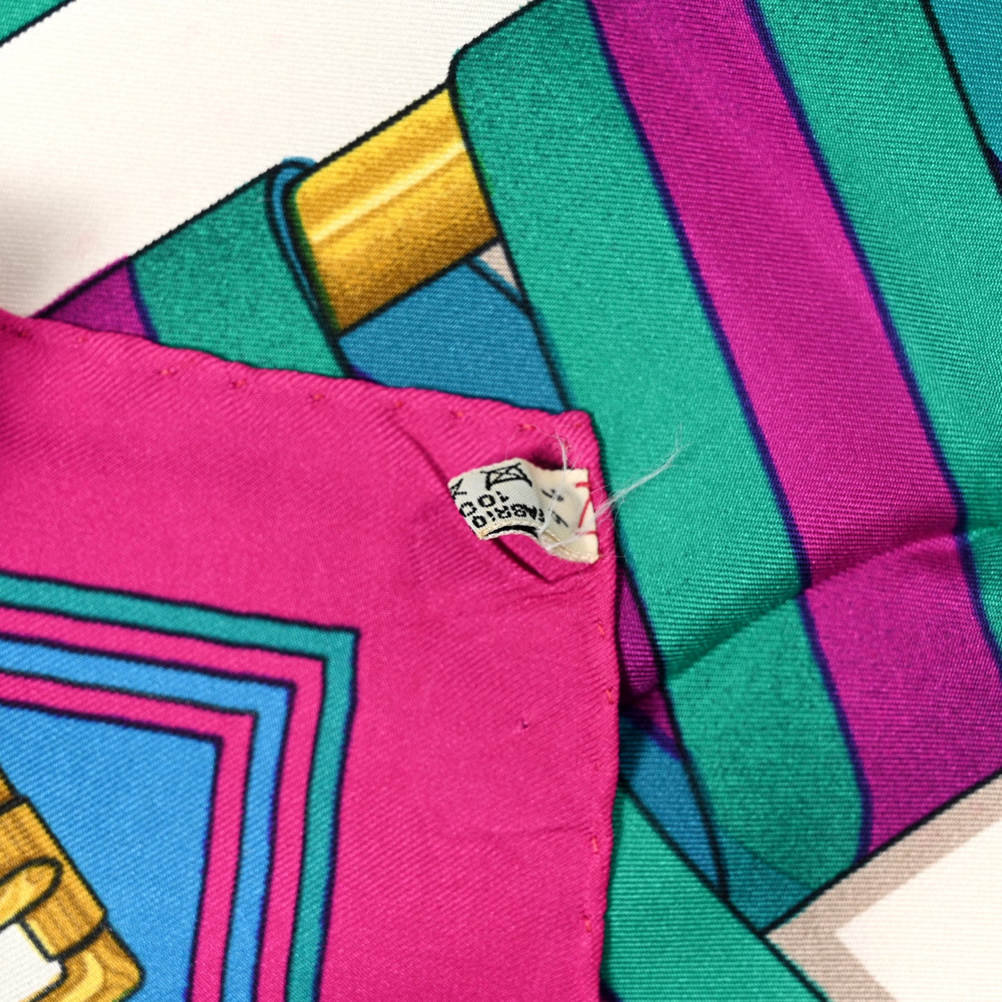 Silk Les Sangles Scarf 90