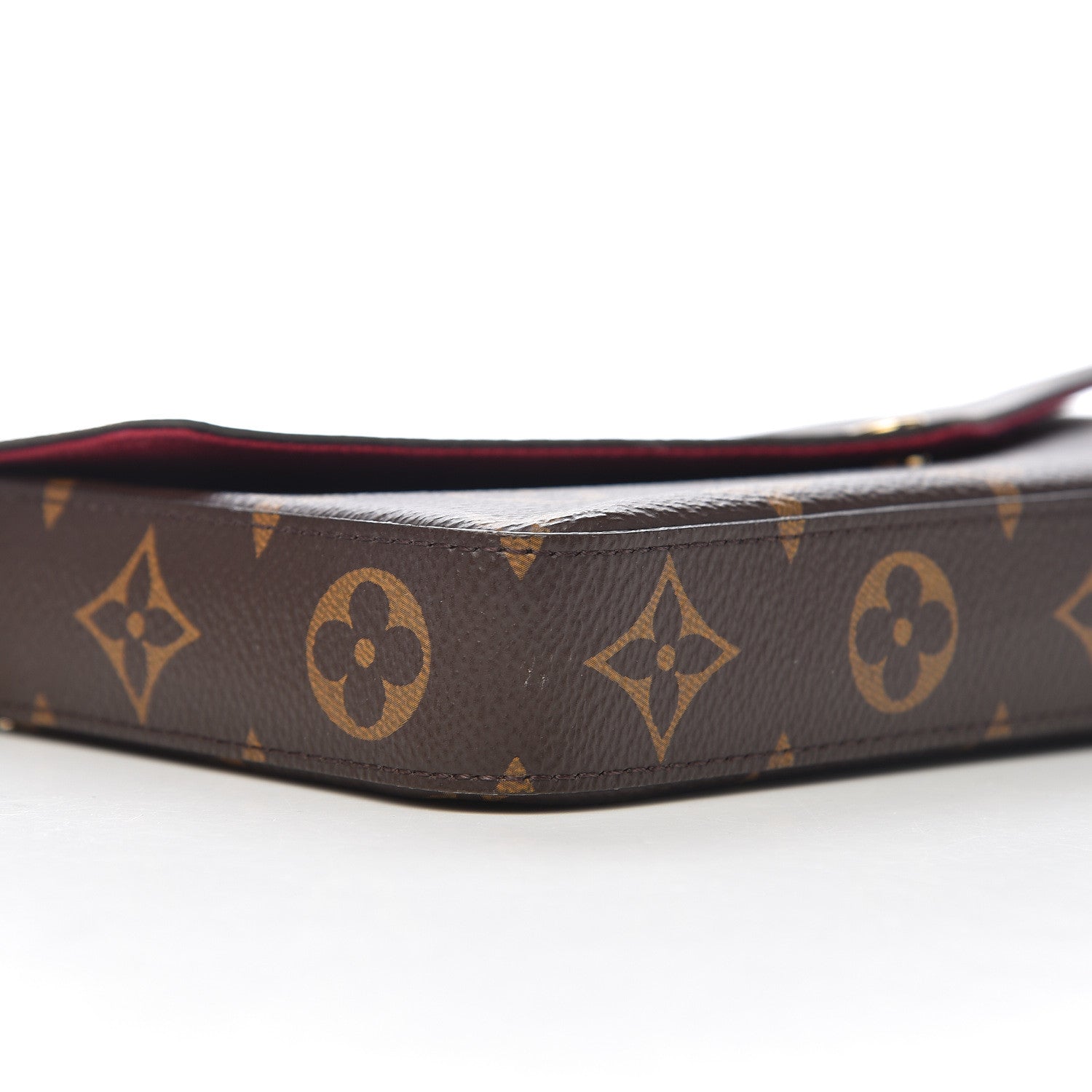 Louis Vuitton Monogram Pochette Felicie Chain Wallet Fuchsia 8 of 11