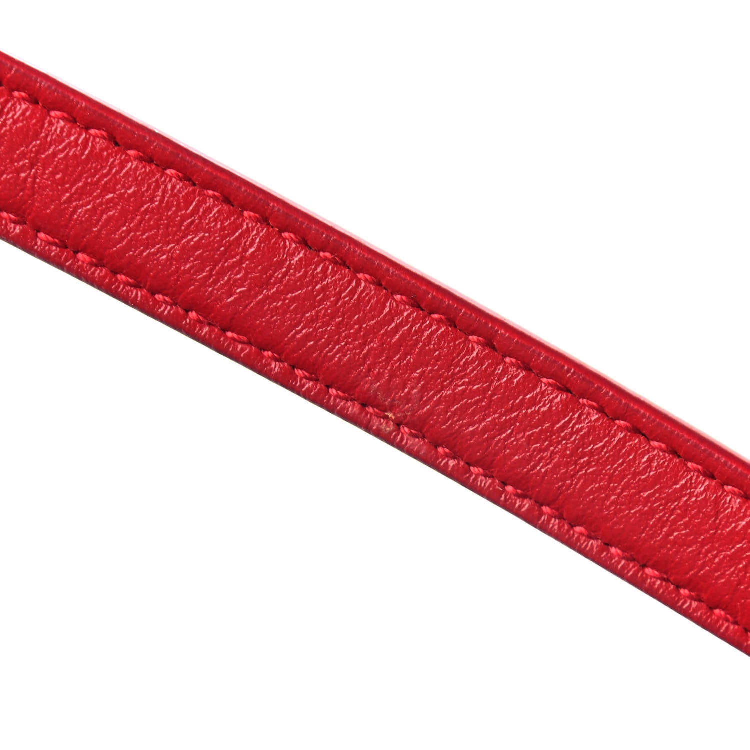 Saint Laurent Calfskin Matelasse Monogram Lou Camera Bag Red 14 of 15