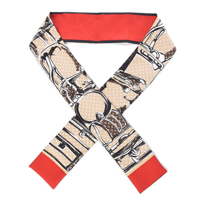 Louis Vuitton Silk Monogram Trunks Bandeau Brown 1 of 4