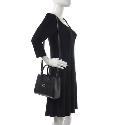 Chanel Grained Calfskin Mini Neo Executive Shopper Tote Black 2 of 8