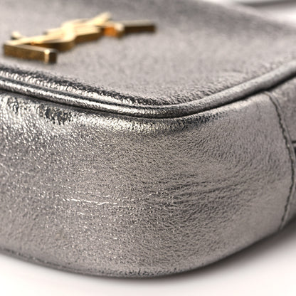 Saint Laurent Lame Nappa Star 3D Monogram Blogger Bag Silver 8 of 10