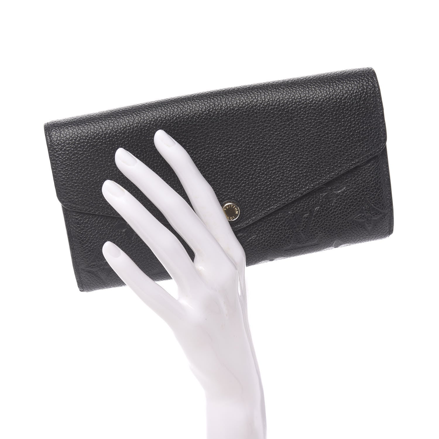 Louis Vuitton Empreinte Sarah Wallet NM Black 2 of 7