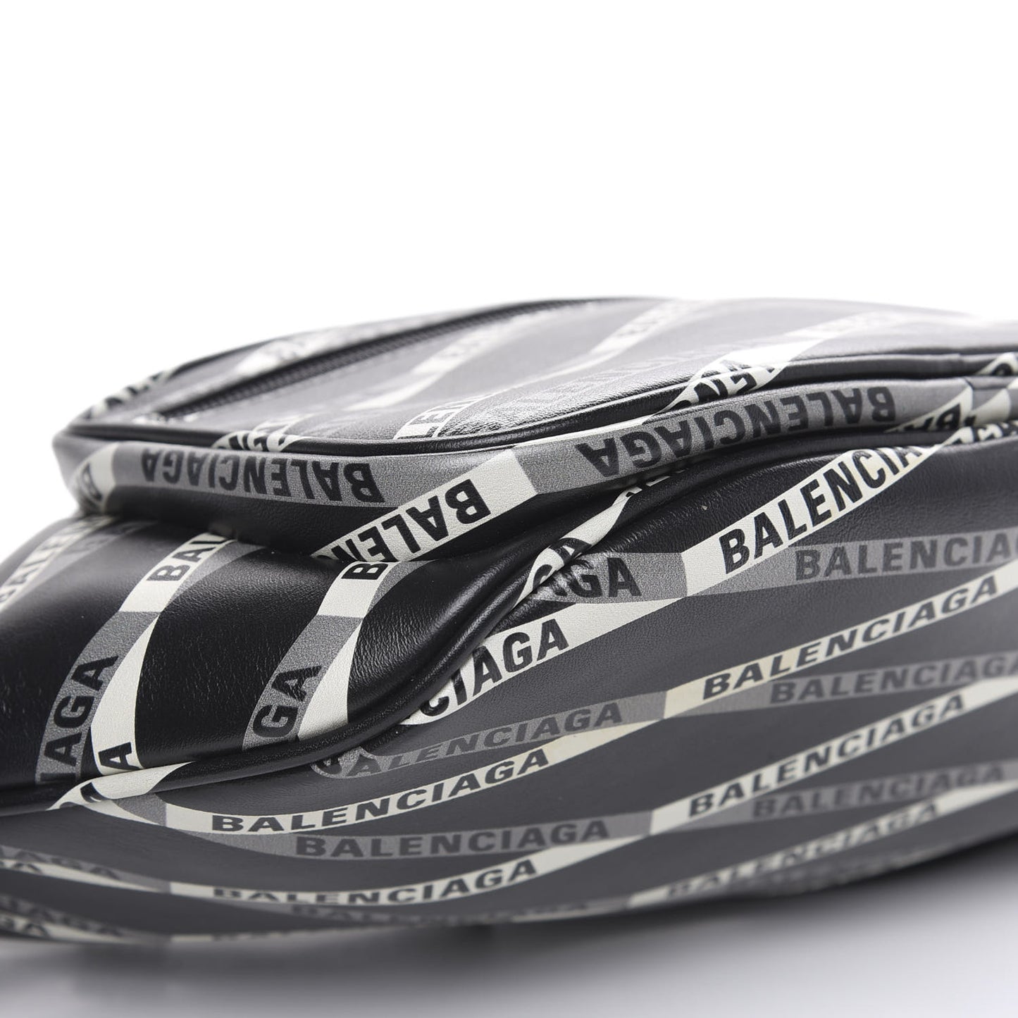 Smooth Calfskin Losange Monogram Explorer Belt Bag Black Grey