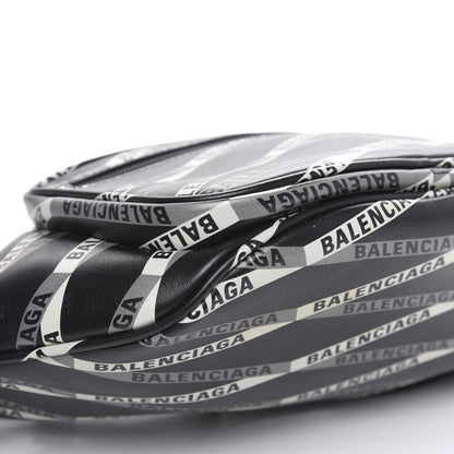 Balenciaga Smooth Calfskin Losange Monogram Explorer Belt Bag Black Grey 7 of 9