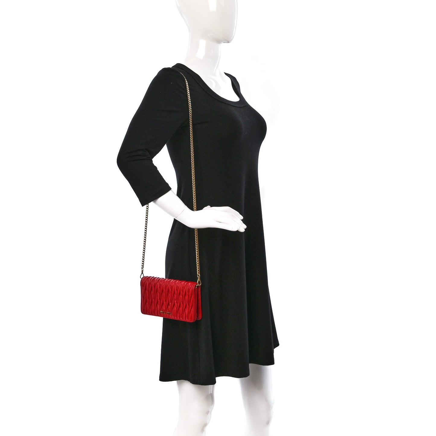 Nappa Matelasse Wallet On Chain Fuoco
