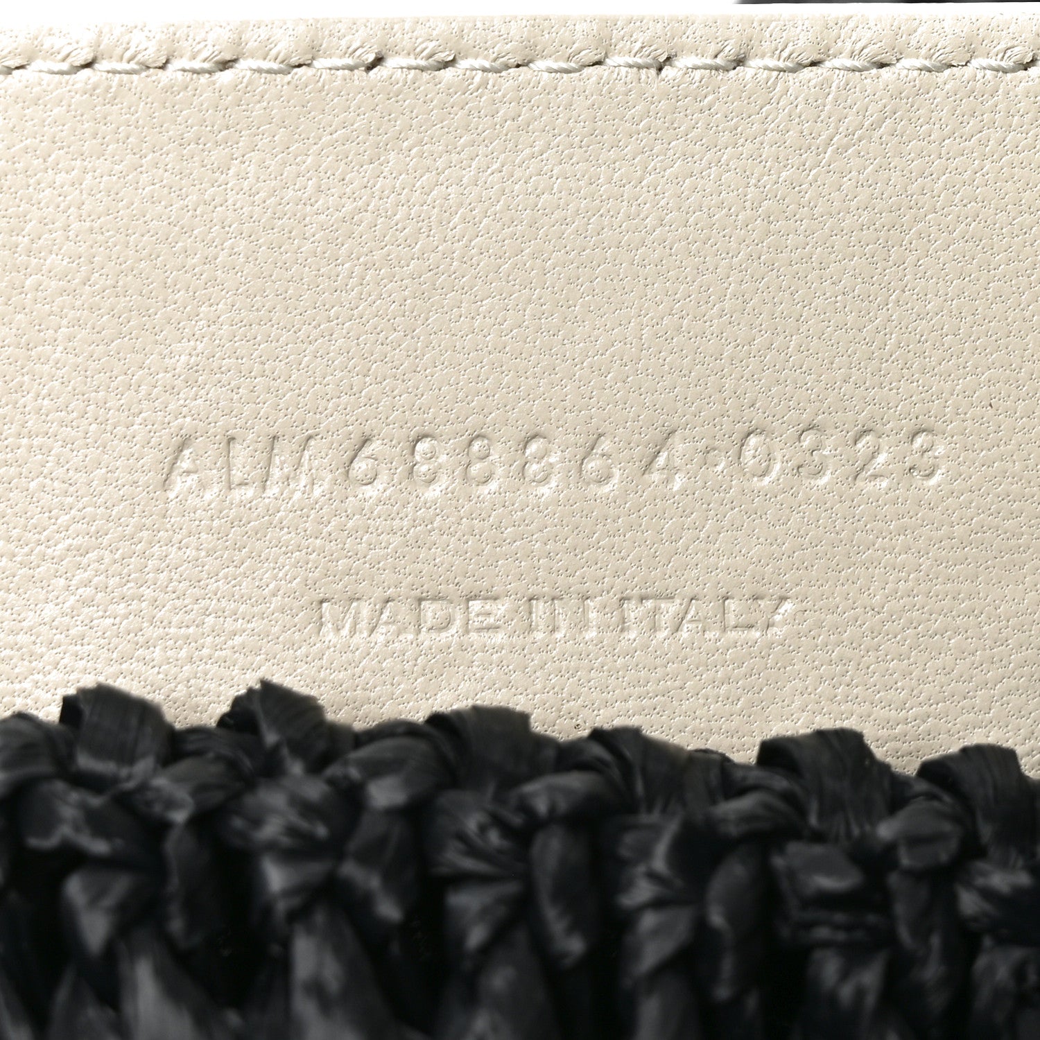 Saint Laurent Raffia Rive Gauche Tote Black 7 of 10