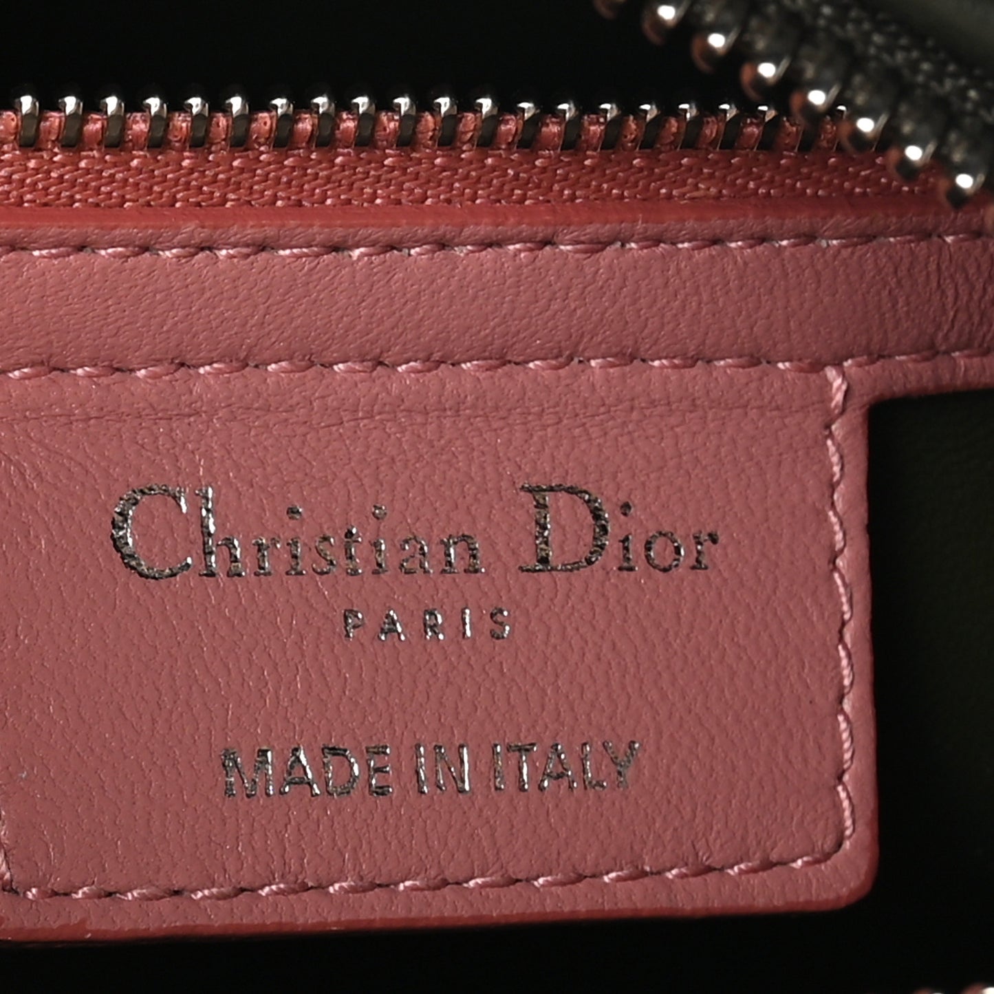Lambskin Cannage Medium Tri-Color Lady Dior Light Pink